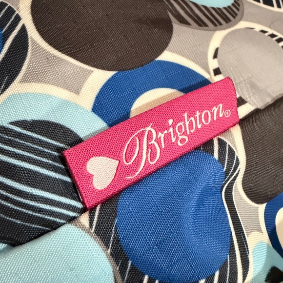 Brighton Interlok Lock It Super Tote W Zipper Pouch Lock W Keys Travel Bag - Picture 7 of 10